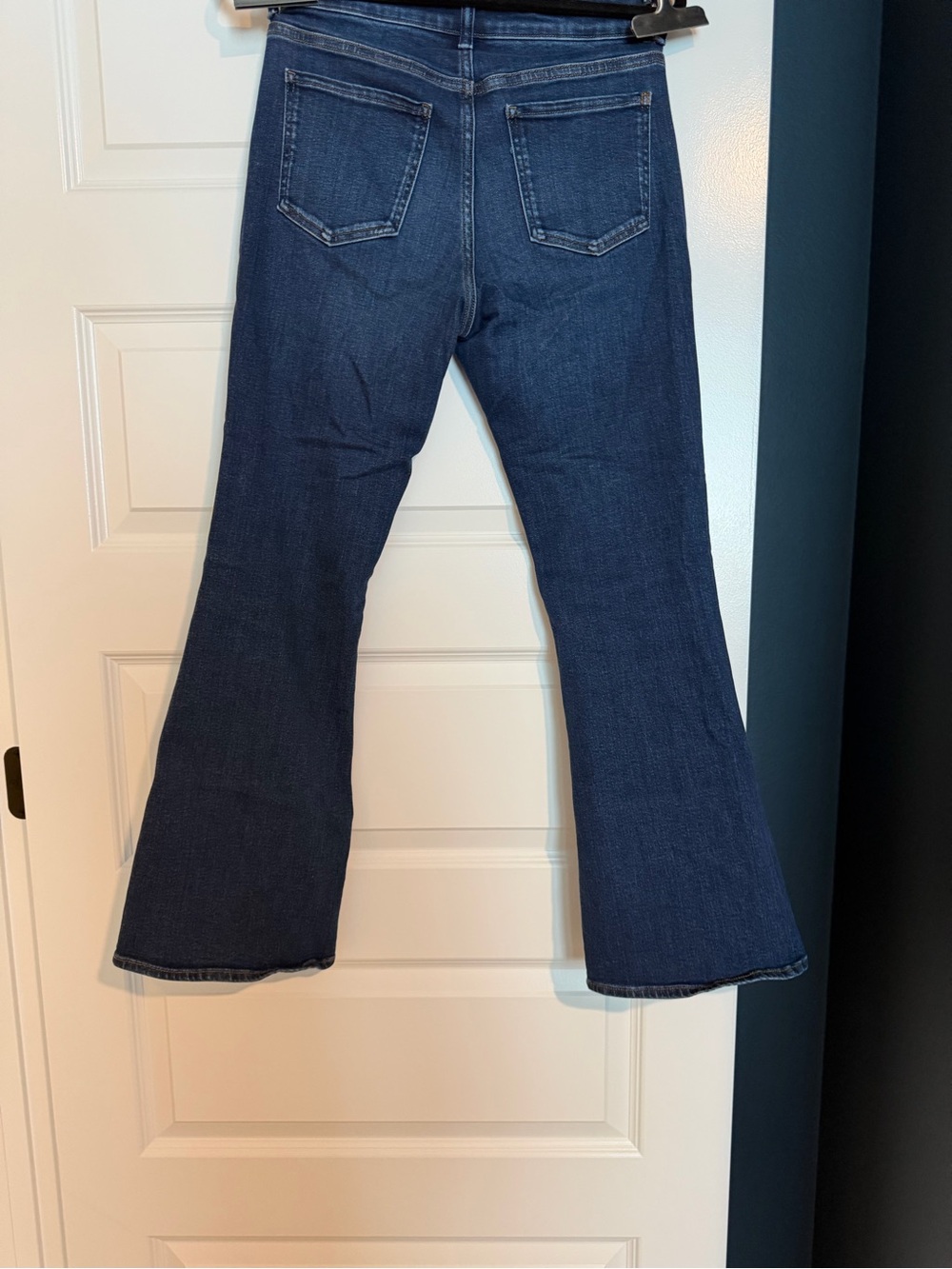 Quince Luna Stretch Flare Jeans - Midnight Blue - Picture 5 of 5